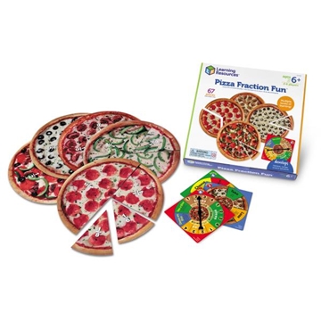 Image de Jeu de fractions "pizza"